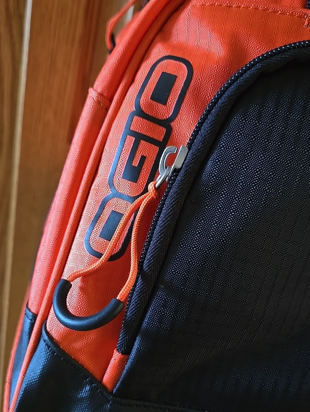 OGIO Big Dome Duffel Black Orange Unisex Women Men Bag Tote Gym Travel
